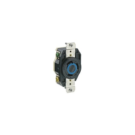 Leviton Locking Receptacle, L6-30R, 30 A, 250V AC, Single Phase, 2 Pole, Flush Mount, Screw Terminals 2620